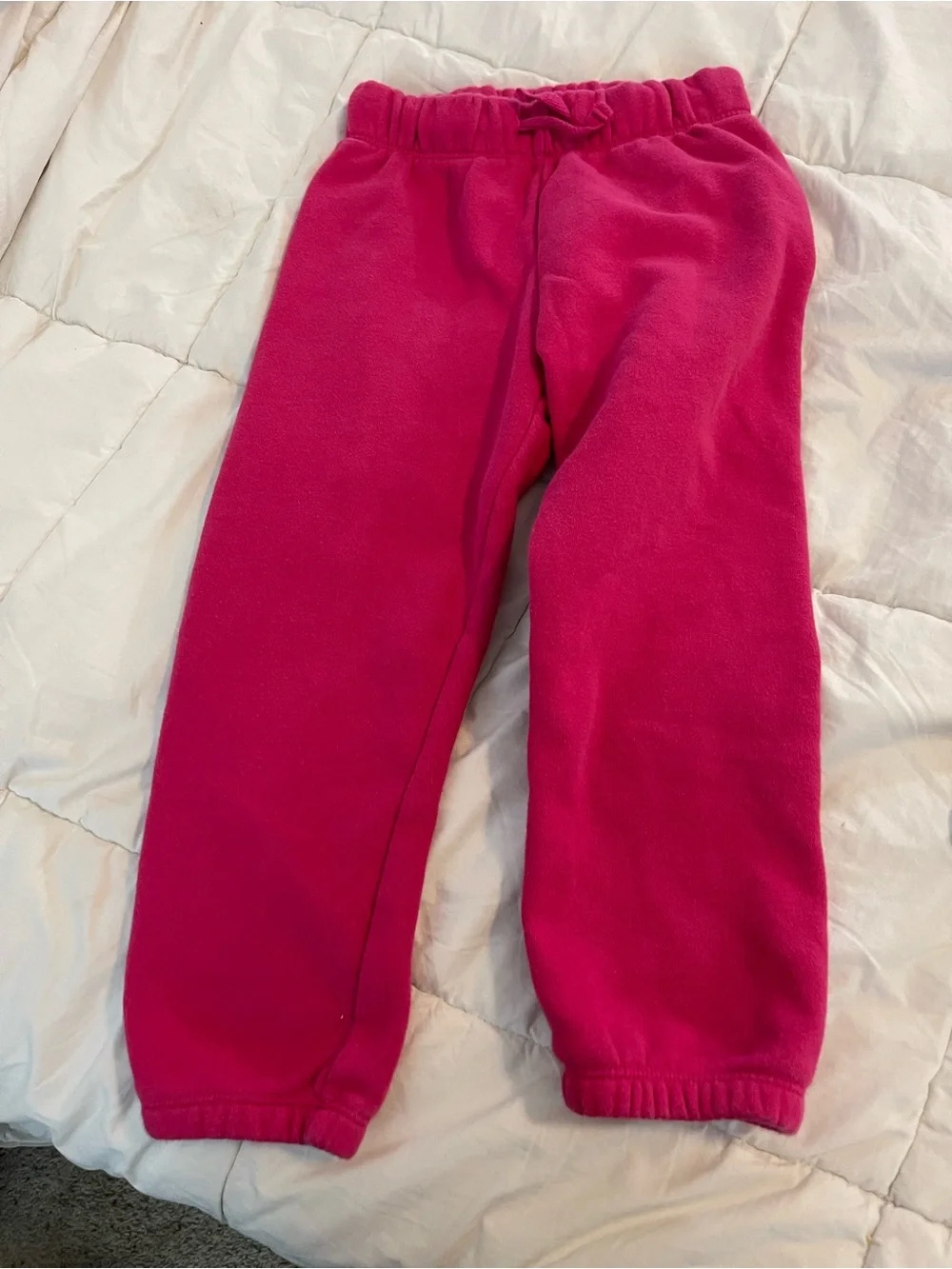 GAP Kids Fleece Joggers in Bright Pink